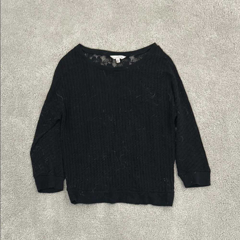 Chic Black Charming Charlie Sweater